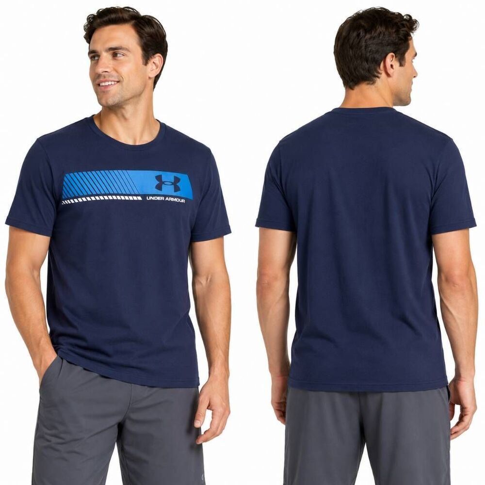 Mens Under Armour Size Medium Blue T-shirt